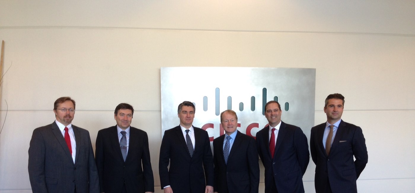 Predsjednik Vlade Milanović sastao se s predsjednikom Uprave korporacije Cisco Johnom T. Chambersom